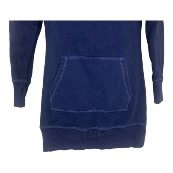 Old Navy Womens Navy Blue Pullover Sweatshirt XS Cotton Blend Long Sleeve - Picture 2 of 6